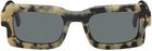 Marni Black & Tan Lake Vostok Sunglasses