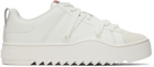 Diesel White S-Shika Lace-Up Sneakers