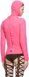 Sinéad O’Dwyer Pink Cup Shaping Cardigan
