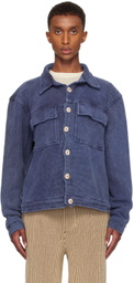 Isa Boulder SSENSE Exclusive Navy Kent Work Jacket