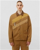 Bstn Brand Workwear Warm Up Jacket Brown - Mens - Denim Jackets/Overshirts
