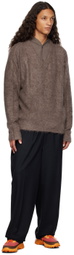 RAINMAKER KYOTO Brown V-Neck Sweater