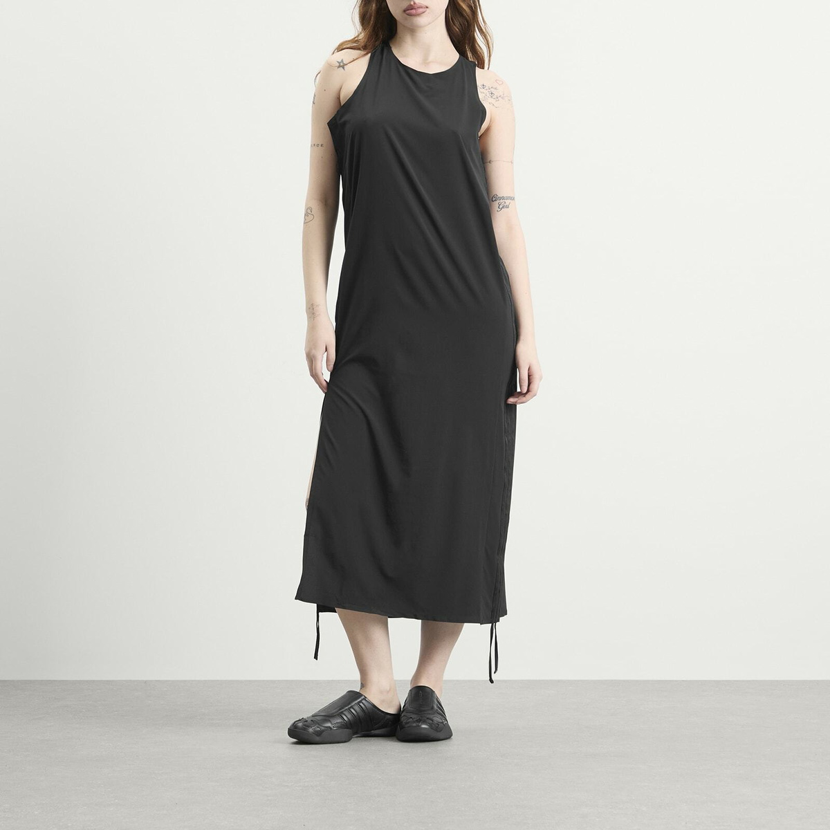 Y-3 Women's Racer Midi Dress in Black