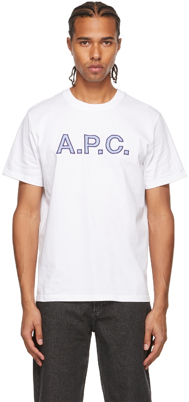 Photo: A.P.C. White Romain T-Shirt