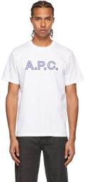 A.P.C. White Romain T-Shirt