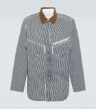 Ranra Galli striped cotton jacket