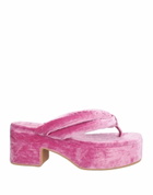 Dries Van Noten Womens Thong sandal in Pink