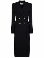 CHLOÉ Embellished Wool Crepe Long Coat