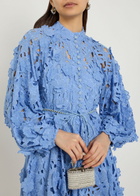 Zimmermann Patience Floral-embroidered Cotton Mini Dress Multicoloured 1