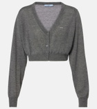Prada Cropped cashmere cardigan