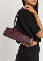 Alaïa Le Teckel Medium Grained Leather Shoulder bag - Burgundy - One Size