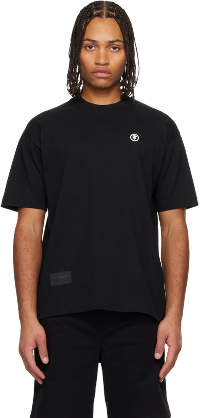 Photo: AAPE by A Bathing Ape Black 'AAPENOW' T-shirt