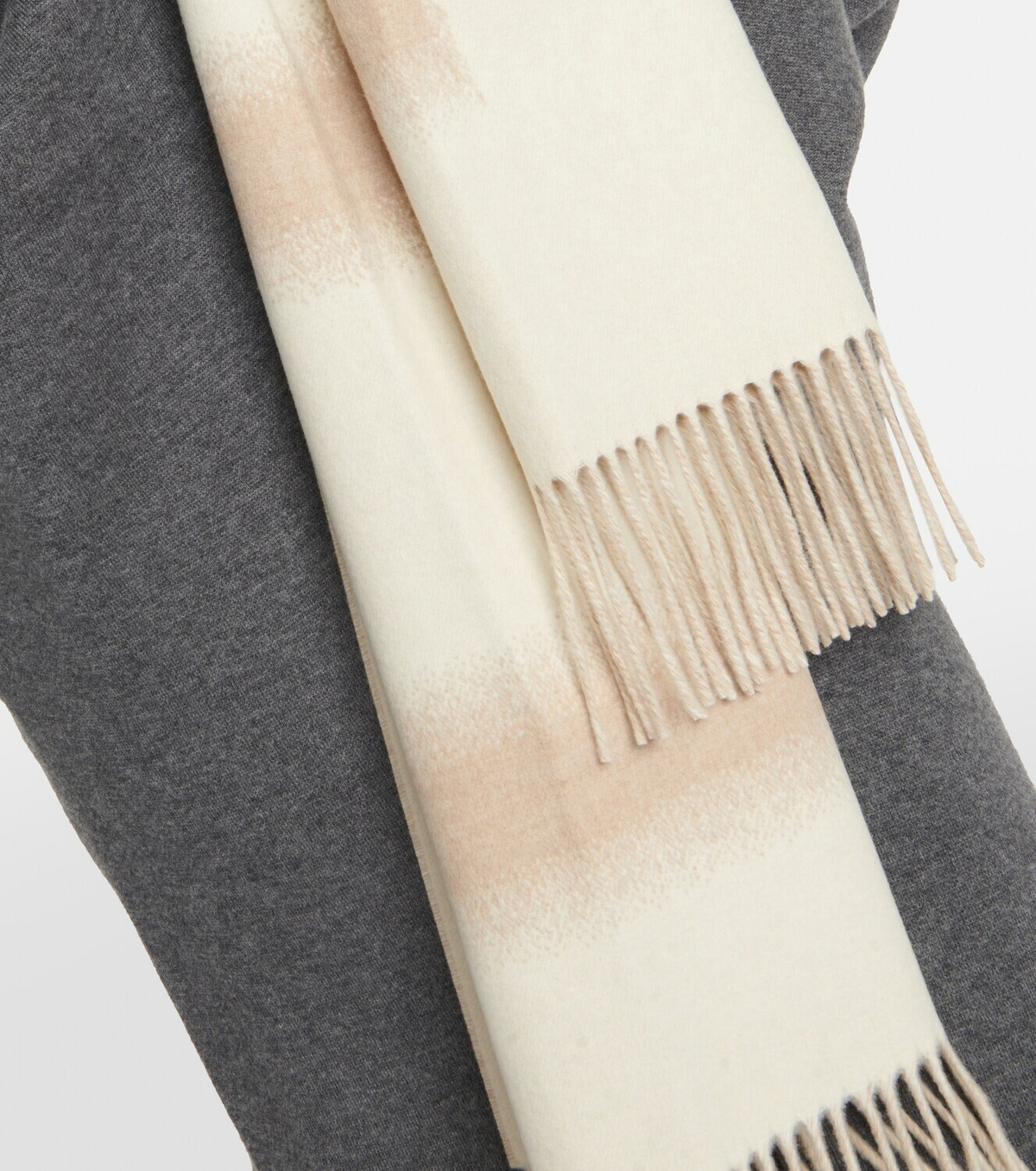Loewe Logo wool and cashmere scarf Loewe