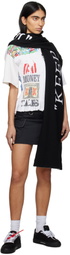 Off-White Black & White 'Keep Warm' Scarf