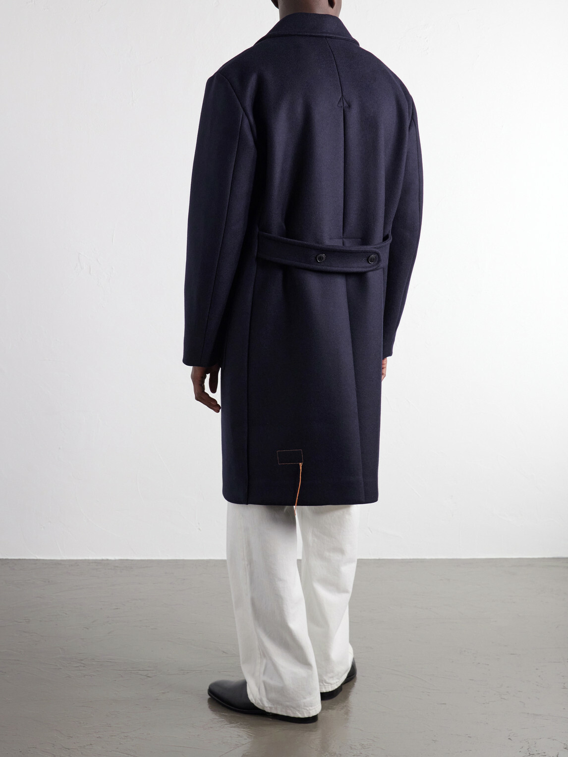 Fortela - Manteco Serwilliam1 Double-Breasted Wool Coat - Blue