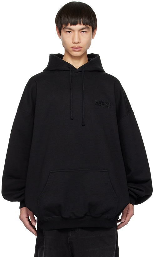 Photo: VETEMENTS Black 'Limited Edition' Hoodie