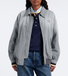 Miu Miu Cotton twill blouson jacket