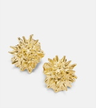 Ysso Sea Urchin 24kt gold-plated earrings