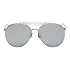 Gentle Monster Silver Big Bully Sunglasses