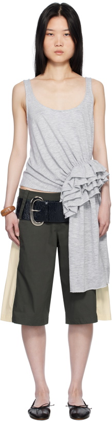 Photo: Belle The Label Gray Lucie Tank Top
