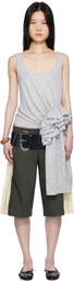 Belle The Label Gray Lucie Tank Top