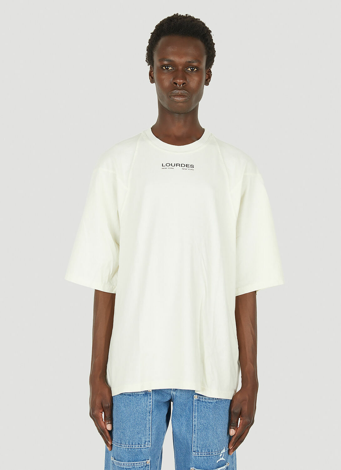 Lourdes Logo Print Graphic T-Shirt