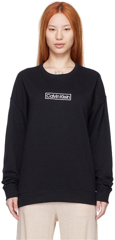 Photo: Calvin Klein Underwear Black Cotton Sweatshirt