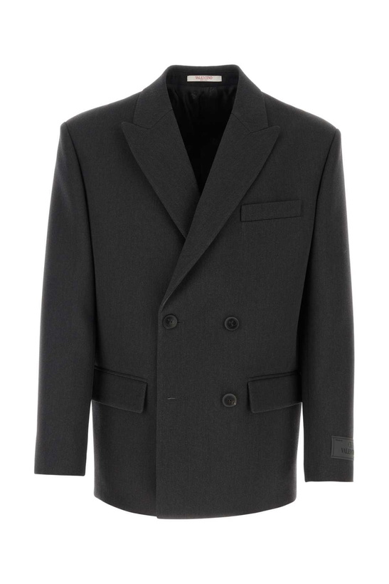Photo: Valentino Garavani Graphite Wool Blazer