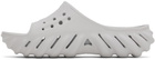 Crocs Gray Echo Slides
