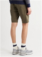 ASPESI - Cotton-Gabardine Bermuda Shorts - Green