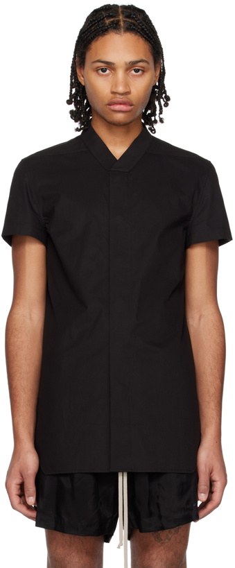 Photo: Rick Owens Black Golf Shirt