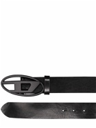 DIESEL - 3.9cm Oval-d Leather Belt