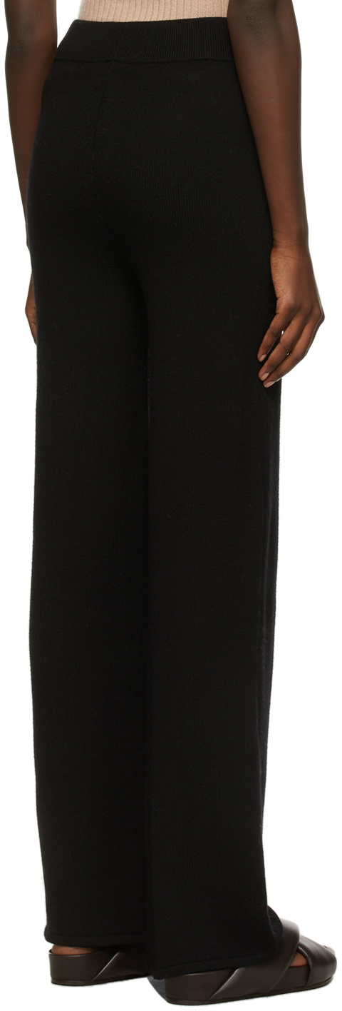 Max Mara Leisure Black Wool Lalla Lounge Pants