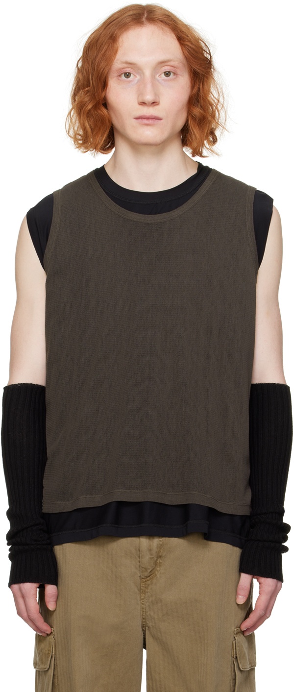 Photo: Our Legacy Brown Reversible Vest