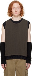 Our Legacy Brown Reversible Vest