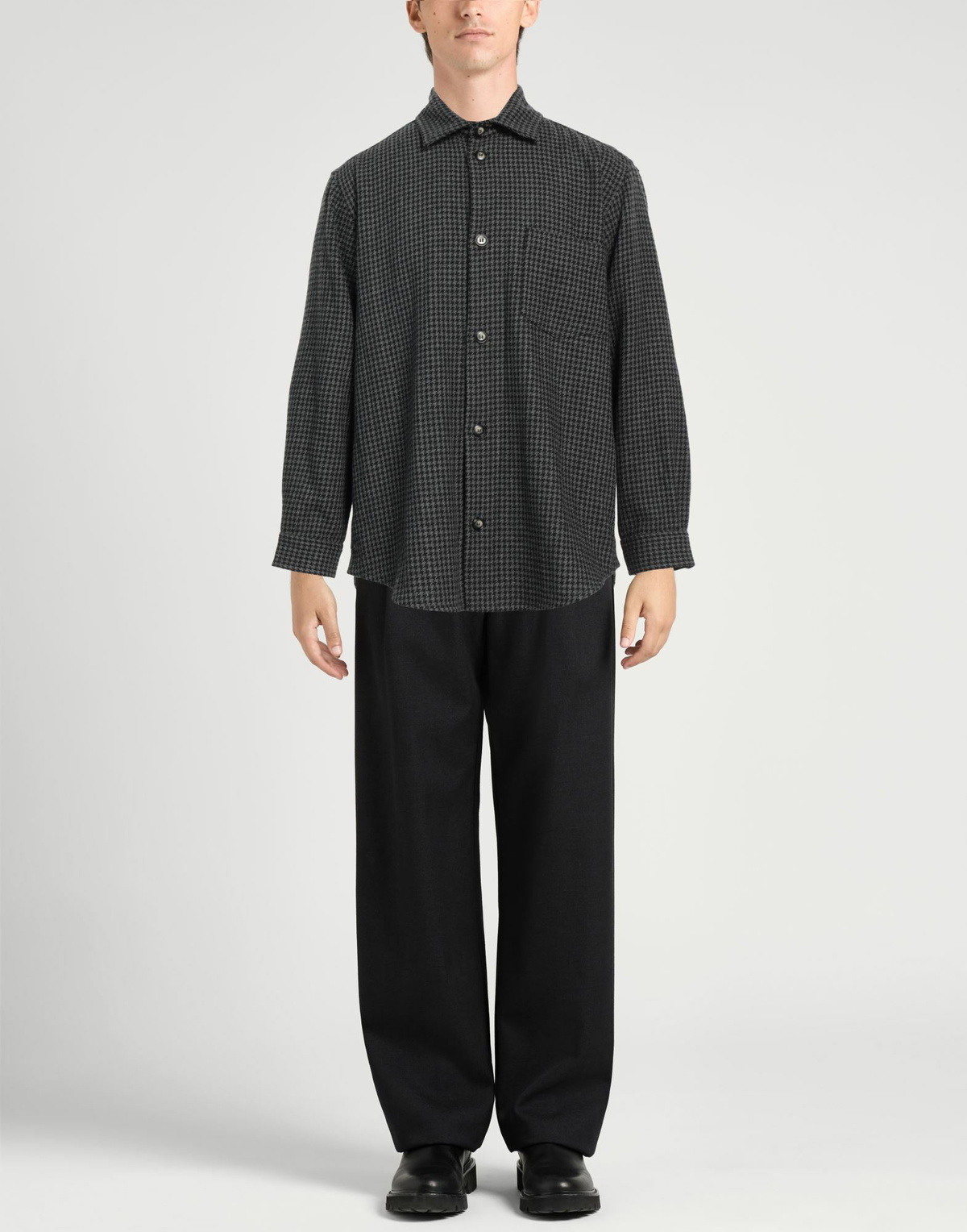 Nanushka Mens Shirt Charcoal