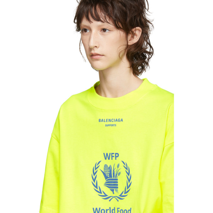 Balenciaga Yellow World Food Programme T-Shirt Balenciaga