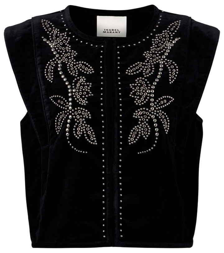 Photo: Isabel Marant Poppy embellished vest