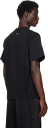 Peter Do Black Creased Oversized T-shirt