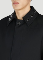 Alexander McQueen - Eyelet Trench Coat in Black