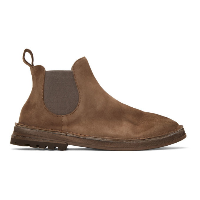 Photo: Marsell Brown Suede Fungaccia Chelsea Boots