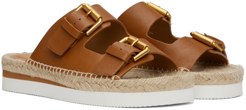 See by Chloé Tan Glyn Platform Espadrille Sandals