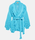 Alanui - Blooming Flowers cotton cardigan