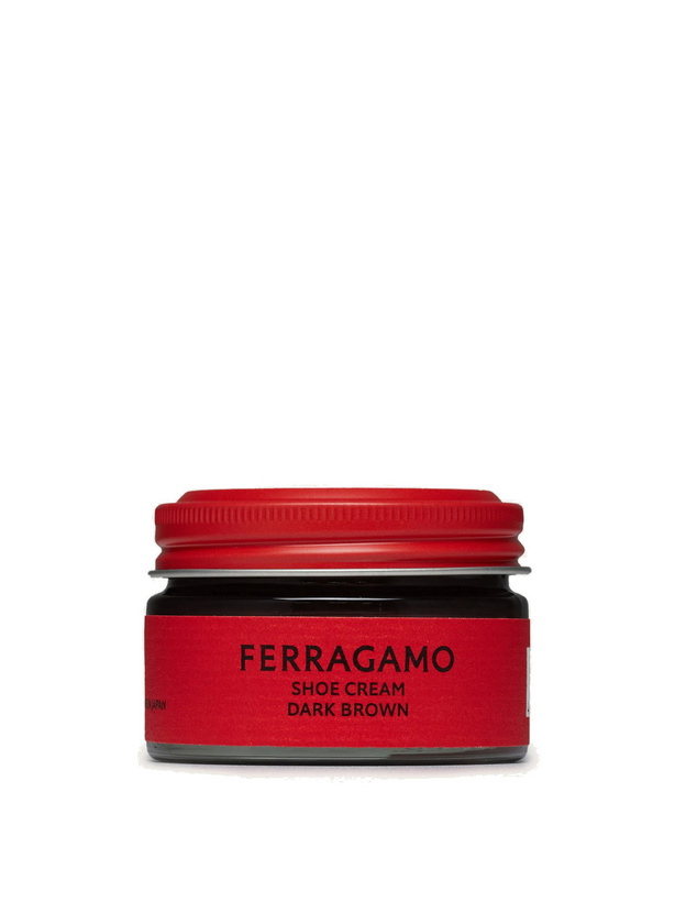 Photo: Ferragamo Mens Shoe care cream in Brown