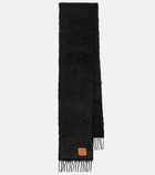 Loewe - Sequined wool and mohair scarf