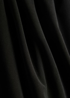 Norma Kamali Padded-shoulders Stretch-jersey top Black