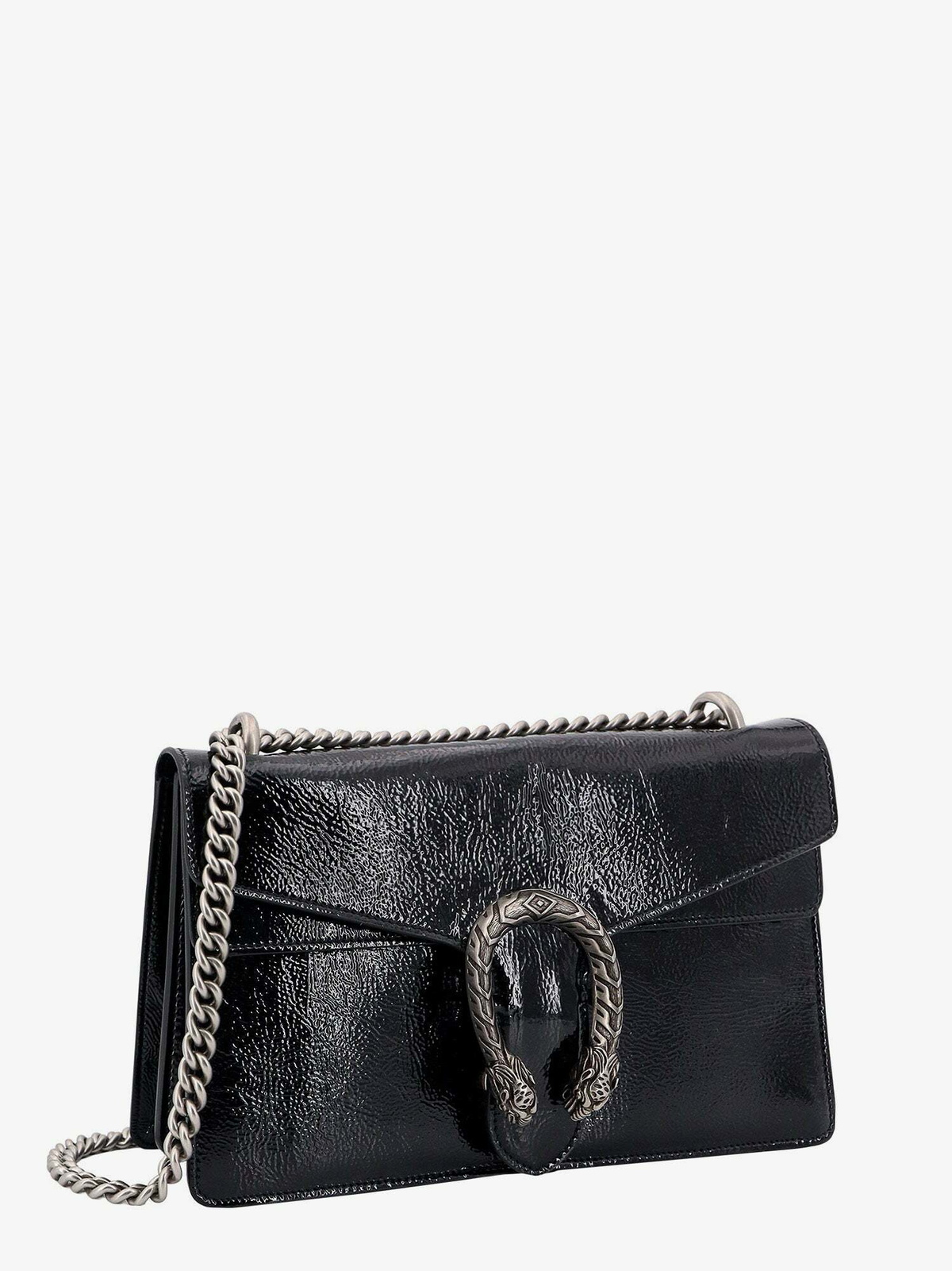 【GUCCI】 black leather dionysus shoulder bag （関税送料込） Gucci Dionysus Black Womens Shoulder Bag Gucci