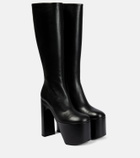 Balenciaga - Camden platform leather knee-high boots