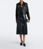 Vince Cropped leather jacket