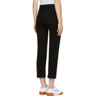 Rag and Bone Black Ankle Straight Jeans